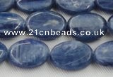 CKC533 15.5 inches 8*15mm oval natural Brazilian kyanite beads