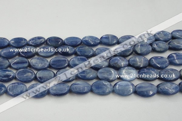 CKC535 15.5 inches 12*16mm oval natural Brazilian kyanite beads