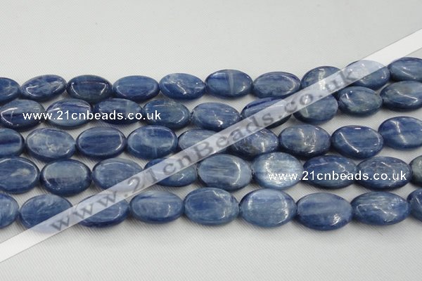 CKC537 15.5 inches 15*20mm oval natural Brazilian kyanite beads