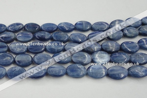 CKC538 15.5 inches 18*25mm oval natural Brazilian kyanite beads