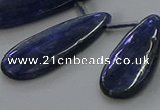 CKC542 Top drilled 15*25mm flat teardrop natural kyanite beads