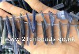 CKC547 Top drilled 10*16mm - 12*50mm sticks kyanite beads