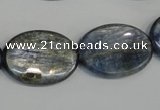 CKC56 15.5 inches 18*25mm oval natural kyanite beads wholesale