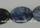 CKC57 15.5 inches 22*30mm oval natural kyanite beads wholesale