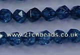 CKC711 15.5 inches 6mm faceted nuggets imitation kyanite beads