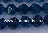 CKC713 15.5 inches 10mm faceted nuggets imitation kyanite beads