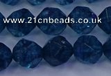 CKC714 15.5 inches 12mm faceted nuggets imitation kyanite beads