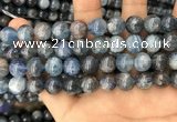 CKC753 15.5 inches 10mm round blue kyanite beads wholesale