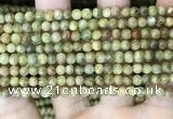 CKC760 15.5 inches 4mm round natural green kyanite beads