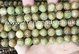 CKC763 15.5 inches 10mm round natural green kyanite beads