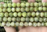 CKC768 15.5 inches 10mm round natural green kyanite beads