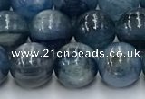 CKC771 15.5 inches 8mm round blue kyanite beads wholesale