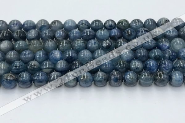 CKC771 15.5 inches 8mm round blue kyanite beads wholesale