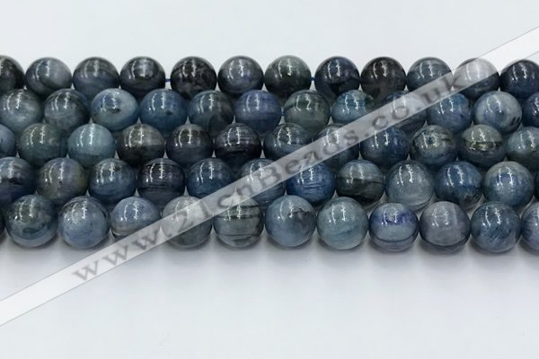 CKC772 15.5 inches 10mm round blue kyanite beads wholesale