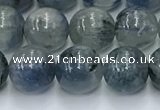 CKC775 15.5 inches 8mm round blue kyanite beads wholesale