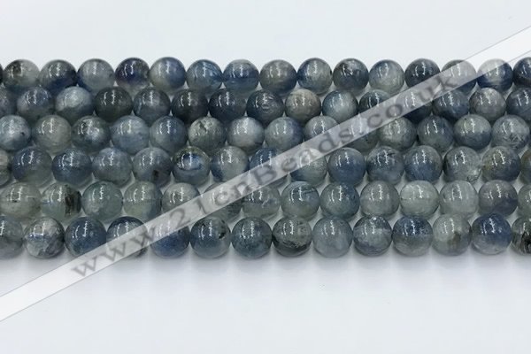 CKC775 15.5 inches 8mm round blue kyanite beads wholesale