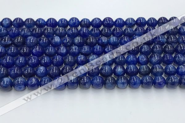 CKC778 15.5 inches 6mm round blue kyanite beads wholesale