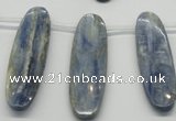 CKC79 Top drilled 13*50mm oval natural kyanite gemstone beads