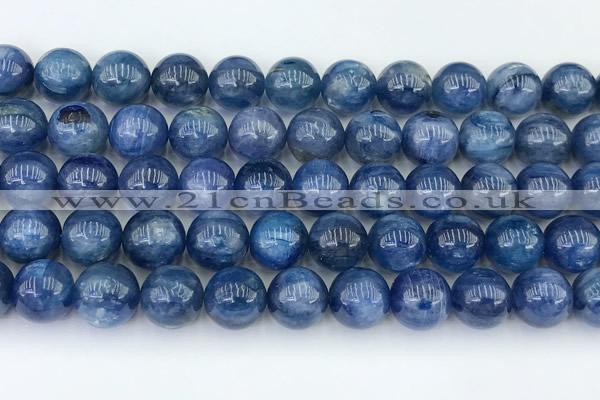 CKC792 15 inches 10mm round blue kyanite beads wholesale