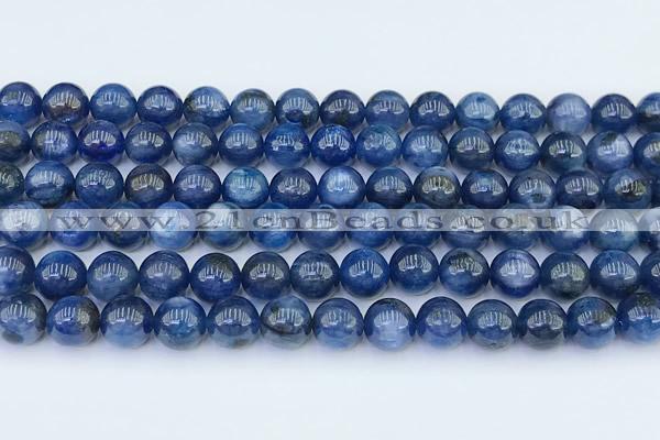 CKC801 15 inches 8mm round blue kyanite beads