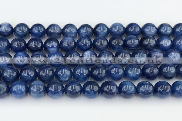 CKC807 15 inches 10mm round blue kyanite beads