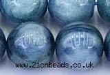 CKC842 15 inches 12mm round blue kyanite beads