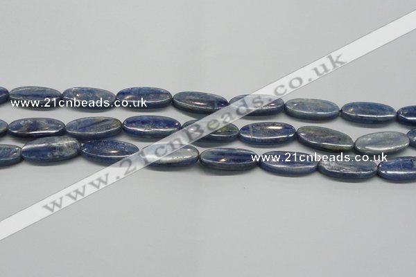 CKC93 15.5 inches 10*25mm oval natural kyanite gemstone beads