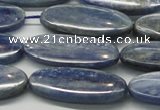 CKC95 15.5 inches 13*30mm oval natural kyanite gemstone beads