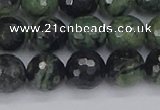 CKJ312 15.5 inches 8mm faceted round kambaba jasper beads