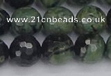 CKJ314 15.5 inches 12mm faceted round kambaba jasper beads