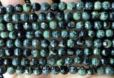CKJ334 15 inches 6mm faceted round kambaba jasper beads wholesale