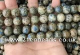 CKJ404 15.5 inches 12mm round k2 jasper beads wholesale