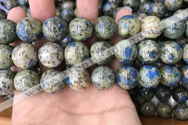 CKJ419 15.5 inches 16mm round k2 jasper beads wholesale