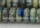 CKJ440 15.5 inches 5*10mm - 6*10mm rondelle natural k2 jasper beads