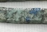CKJ443 15.5 inches 8*10mm - 10*12mm rectangle natural k2 jasper beads