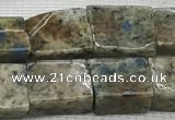 CKJ447 15.5 inches 9*10mm - 10*14mm rectangle natural k2 jasper beads