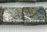 CKJ448 15.5 inches 11*12mm - 13*17mm rectangle natural k2 jasper beads