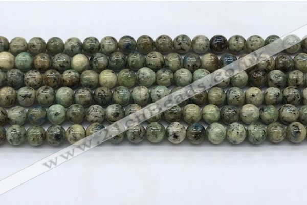 CKJ463 15.5 inches 6mm round natural k2 jasper beads wholesale
