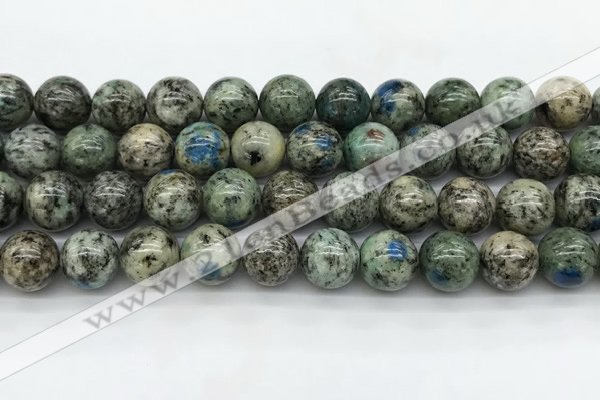 CKJ466 15.5 inches 12mm round natural k2 jasper beads wholesale
