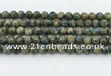 CKJ471 15.5 inches 8mm round natural k2 jasper beads wholesale