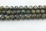 CKJ478 15.5 inches 14mm round natural k2 jasper beads wholesale