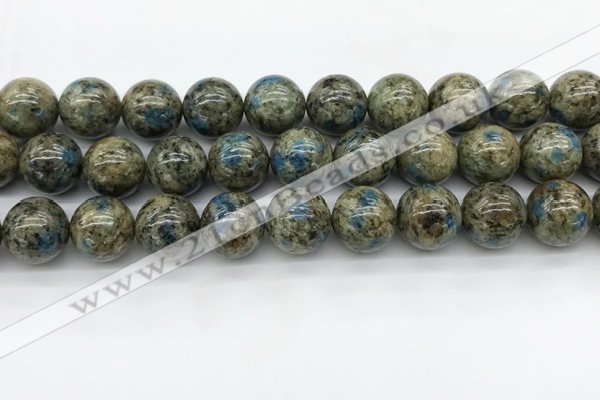 CKJ478 15.5 inches 14mm round natural k2 jasper beads wholesale