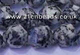 CKJ708 15.5 inches 10mm faceted nuggets imitation k2 jasper beads