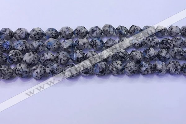 CKJ708 15.5 inches 10mm faceted nuggets imitation k2 jasper beads