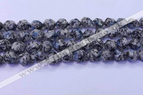 CKJ709 15.5 inches 12mm faceted nuggets imitation k2 jasper beads