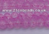 CKQ301 15.5 inches 6mm round dyed crackle quartz beads wholesale