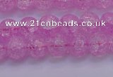 CKQ303 15.5 inches 10mm round dyed crackle quartz beads wholesale