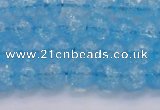 CKQ330 15.5 inches 8mm round dyed crackle quartz beads wholesale