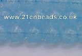 CKQ332 15.5 inches 12mm round dyed crackle quartz beads wholesale