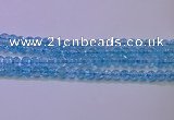 CKQ360 15.5 inches 4mm round dyed crackle quartz beads wholesale